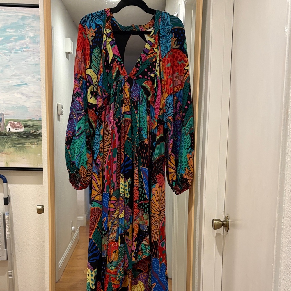 FARM Rio Multicolor Floral Maxi Dress - Picture 8 of 12